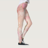 Papieren Vleugels en Rozen Leggings (Rechts)