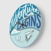 Papieren vliegtuig | Het avontuur begint Grote Klok (Hoek)