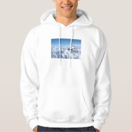 Papieren vliegtuig hoodie