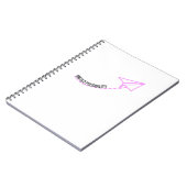 Papieren vliegtuig in Flight Spiral Notitieboek (Linkerzijde)