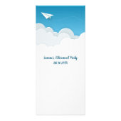 Papieren vliegtuig in het menu Luchtruim (Achterkant)