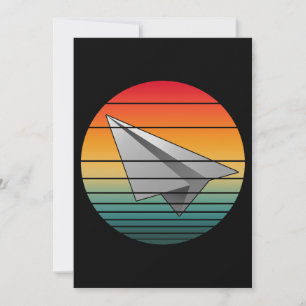  papieren vliegtuig kaart