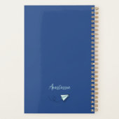 Papieren vliegtuig | Reis, avontuur, reizen Planner (Achterkant)