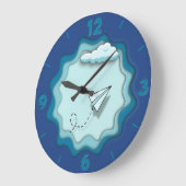 Papieren vliegtuig | Reis begint met één reis Grote Klok (Hoek)