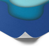 Papieren vliegtuig | Reis begint met één stap Poster (Hoek)