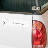 Papieren vliegtuig vliegt Thunder_Cove Bumpersticker (Op Truck)