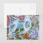 Papieren vogels I Briefkaart (Voorkant / Achterkant)