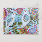 Papieren vogels I Briefkaart (Voorkant)