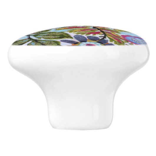 Papieren vogels I Keramische Knop (Zijkant)