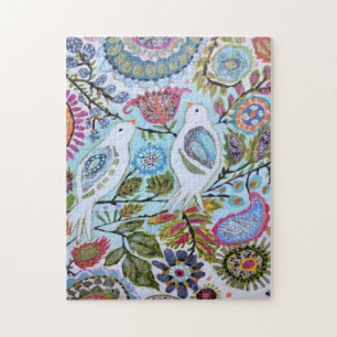 Papieren vogels I Legpuzzel