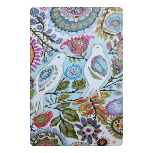 Papieren vogels I Mini Klembord (Achterkant)