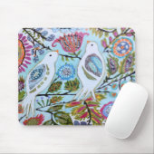 Papieren vogels I Muismat (Met muis)