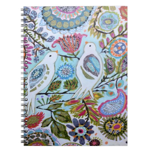 Papieren vogels I Notitieboek (Voorkant)