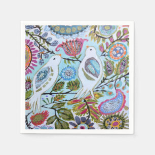 Papieren vogels I Servet