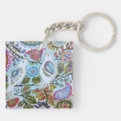 Papieren vogels I Sleutelhanger (Achterkant)