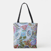 Papieren vogels I Tote Bag (Achterkant)