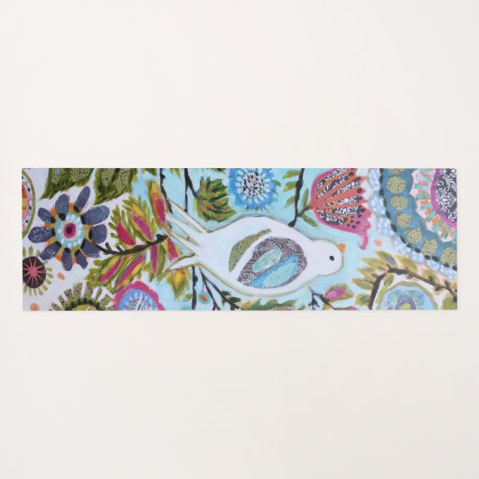 Papieren vogels I Yogamat (Achterkant (horizontaal))