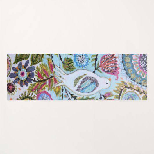 Papieren vogels I Yogamat (Voorkant (horizontaal))