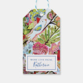 Papieren vogels II Cadeaulabel (Voorkant)