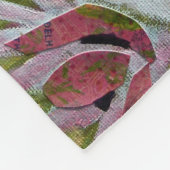 Papieren vogels II Fleece Deken (Hoek)