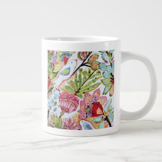 Papieren vogels II Grote Koffiekop (Rechts)