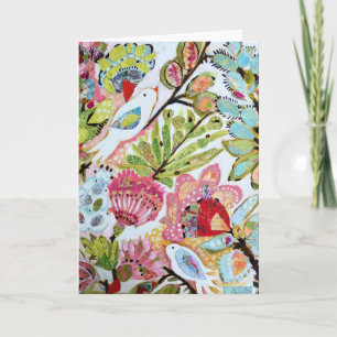 Papieren vogels II Kaart