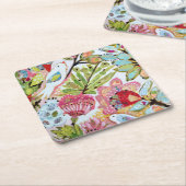 Papieren vogels II Kartonnen Onderzetters (Schuin)