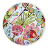 Papieren vogels II Keramische Knop (Voorkant)