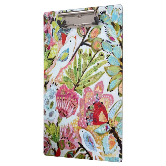 Papieren vogels II Klembord (Links)