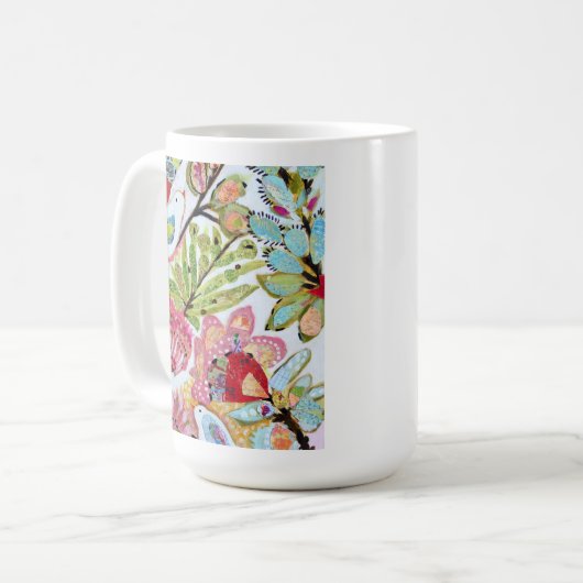 Papieren vogels II Koffiemok (Voorkant links)