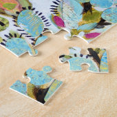 Papieren vogels II Legpuzzel (Zijkant)