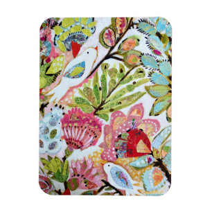 Papieren vogels II Magneet