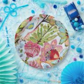 Papieren vogels II Papieren Bordje (Feest)