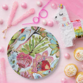 Papieren vogels II Papieren Bordje (Feest)