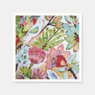 Papieren vogels II Servet