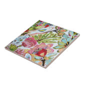 Papieren vogels II Tegeltje (Zijkant)