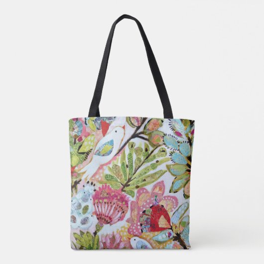 Papieren vogels II Tote Bag (Achterkant)