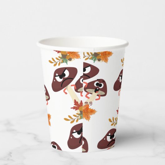 PAPIEREN VOOR MUSHROOM-VRIENDS PAPIEREN BEKERS (Rechts)