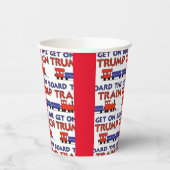 PAPIEREN VOOR TRUMP-TREIN BEKERS (Links)