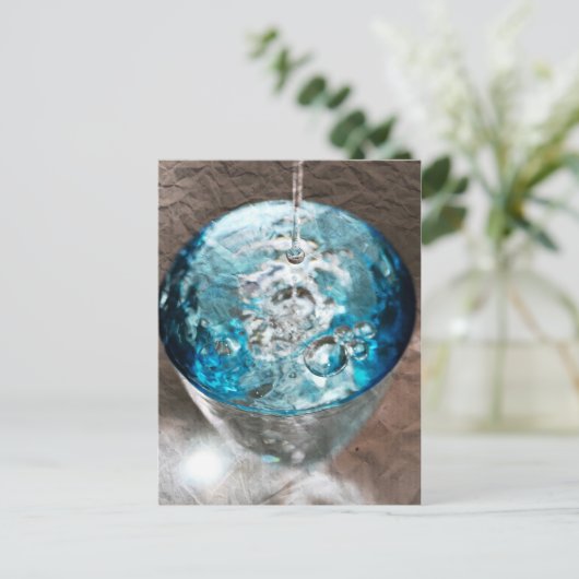 papieren water briefkaart (Staand voorkant)