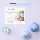 PAPIEREN Waterverf Home Illustratie Nieuw adres Flyer (Enkel)