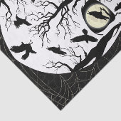 Papieren weefsel met schedel- en voetpakking tissuepapier (Detail)