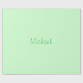 Papieren wikkel NAAM, Michael Cadeaupapier (Vlak)