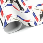 Papieren wimpel cadeaupapier (Rol Hoek)