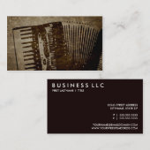 Papieren zak accordeon. visitekaartje (Voorkant / Achterkant)