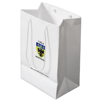 Papieren zak met het wapen van de Normandische Ade Medium Cadeauzakje
