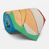 Papieren zonnebloem halsdoek stropdas (Opgerold)