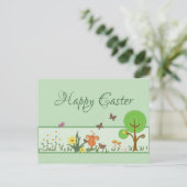 Papierfrühling Ostern Briefkaart (Staand voorkant)