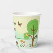 Papierfrühling Ostern Papieren Bekers (Achterkant)