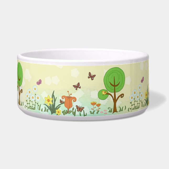 Papierfrühling Ostern  Voerbakje (Voorkant)